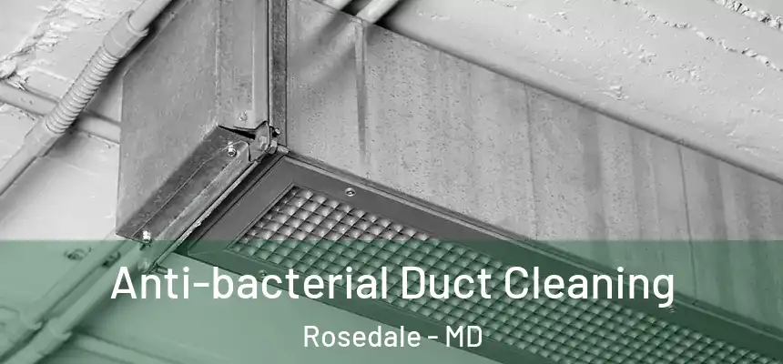 Anti-bacterial Duct Cleaning Rosedale - MD